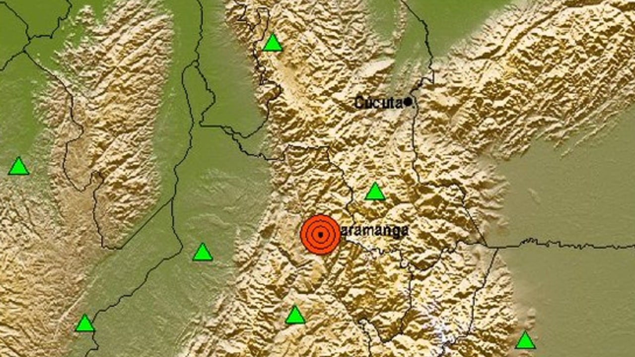 Fueron dos los temblores registrados durante la medianoche en Colombia.