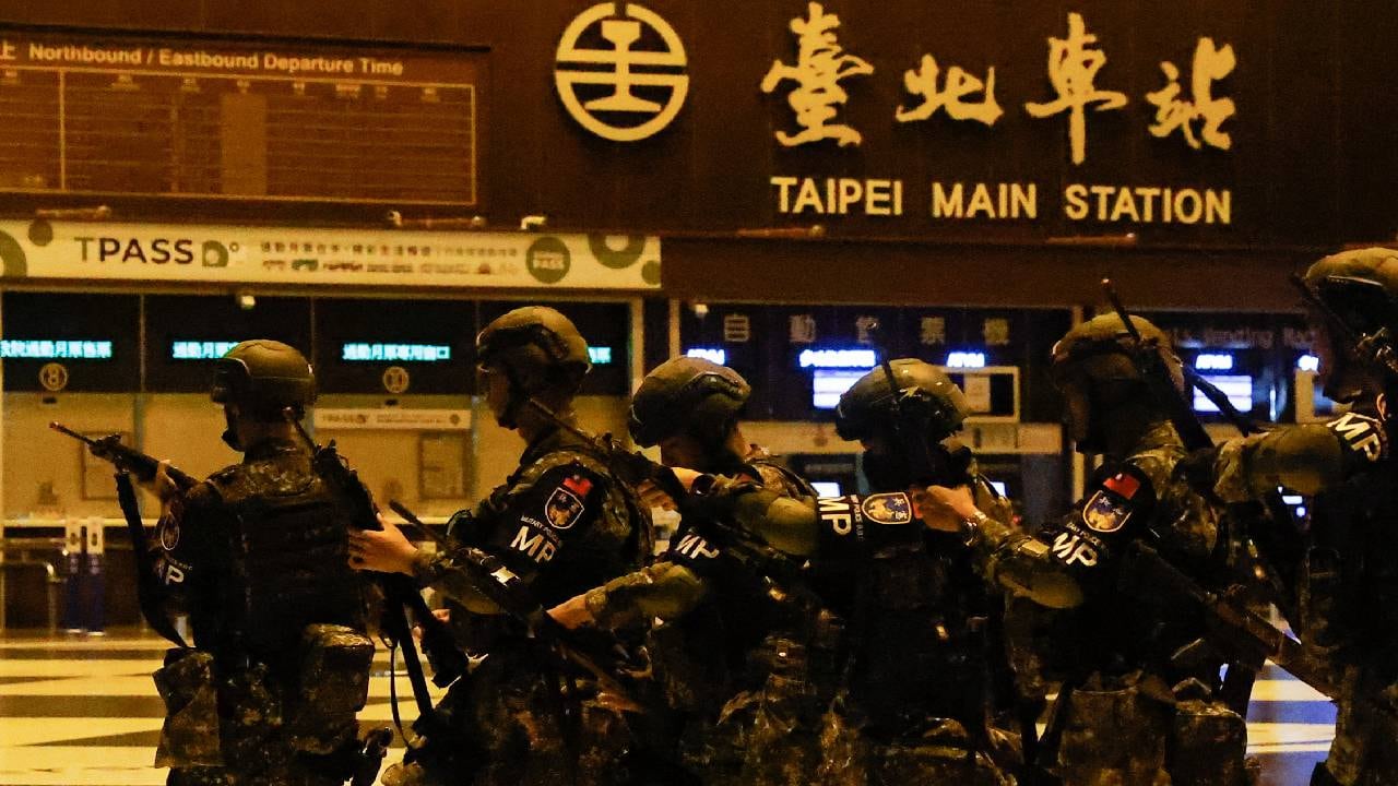 Taiwán adelanta ejercicios de defensa.