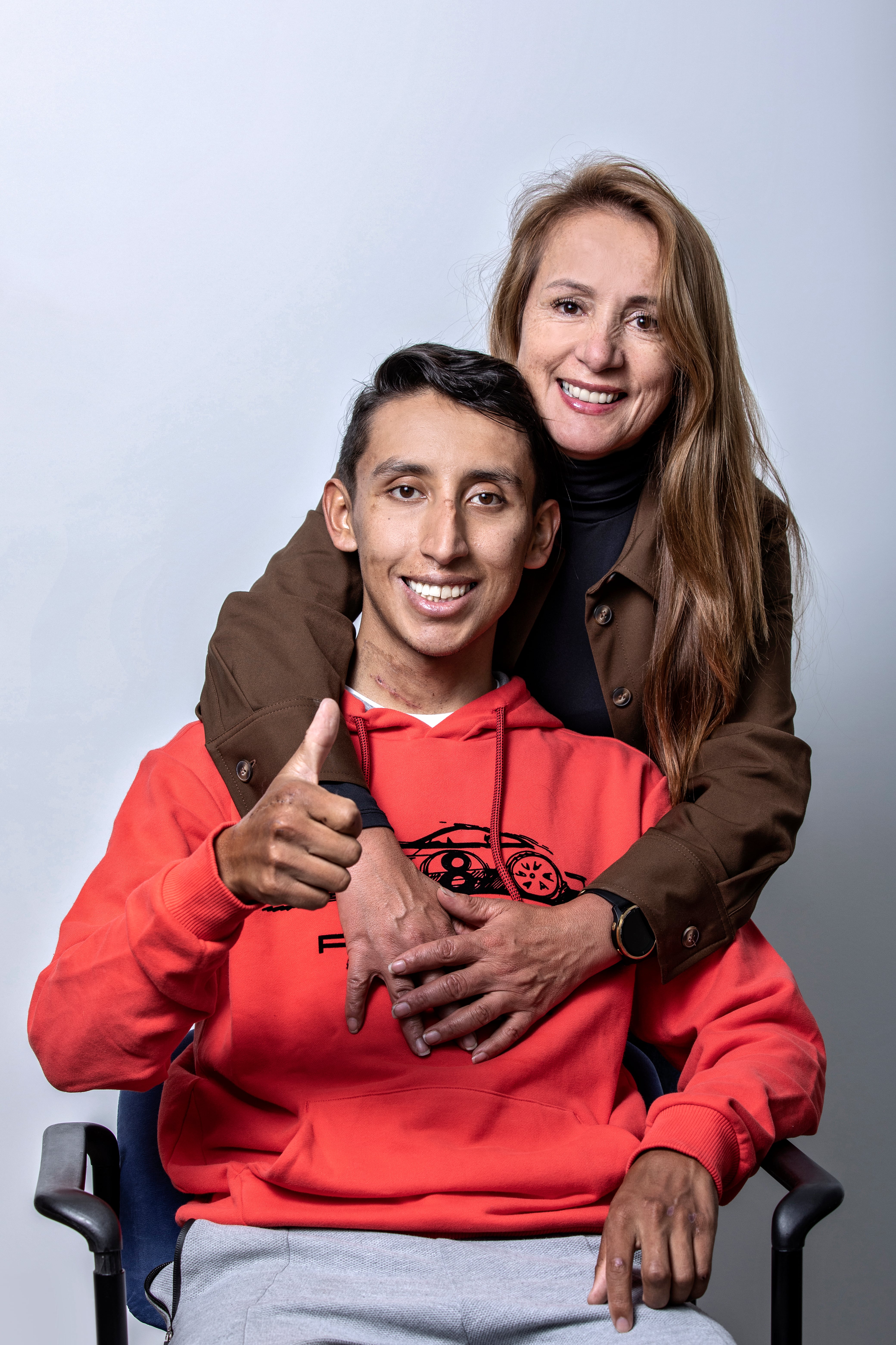 Flor Marina Gómez y Egan Bernal