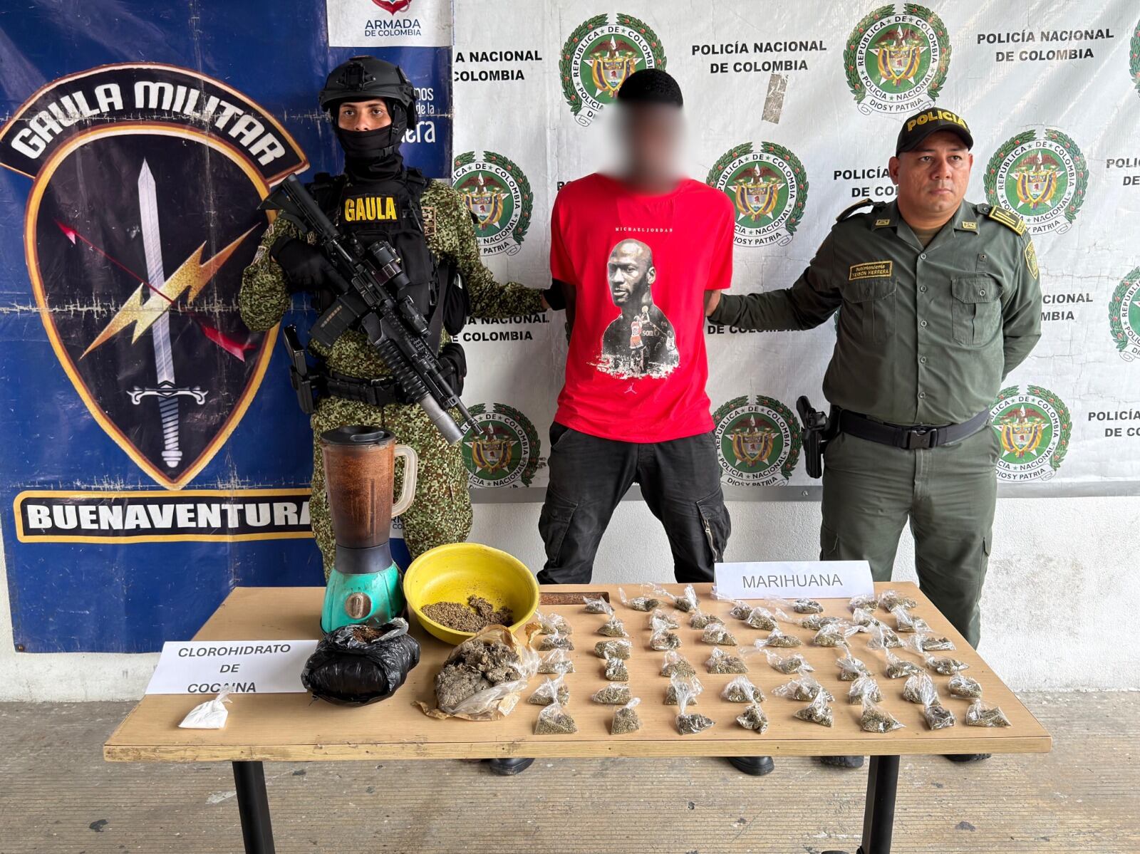 Capturado por parte de la Armada.