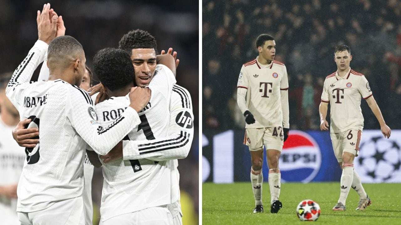 Tabla de la Champions League.