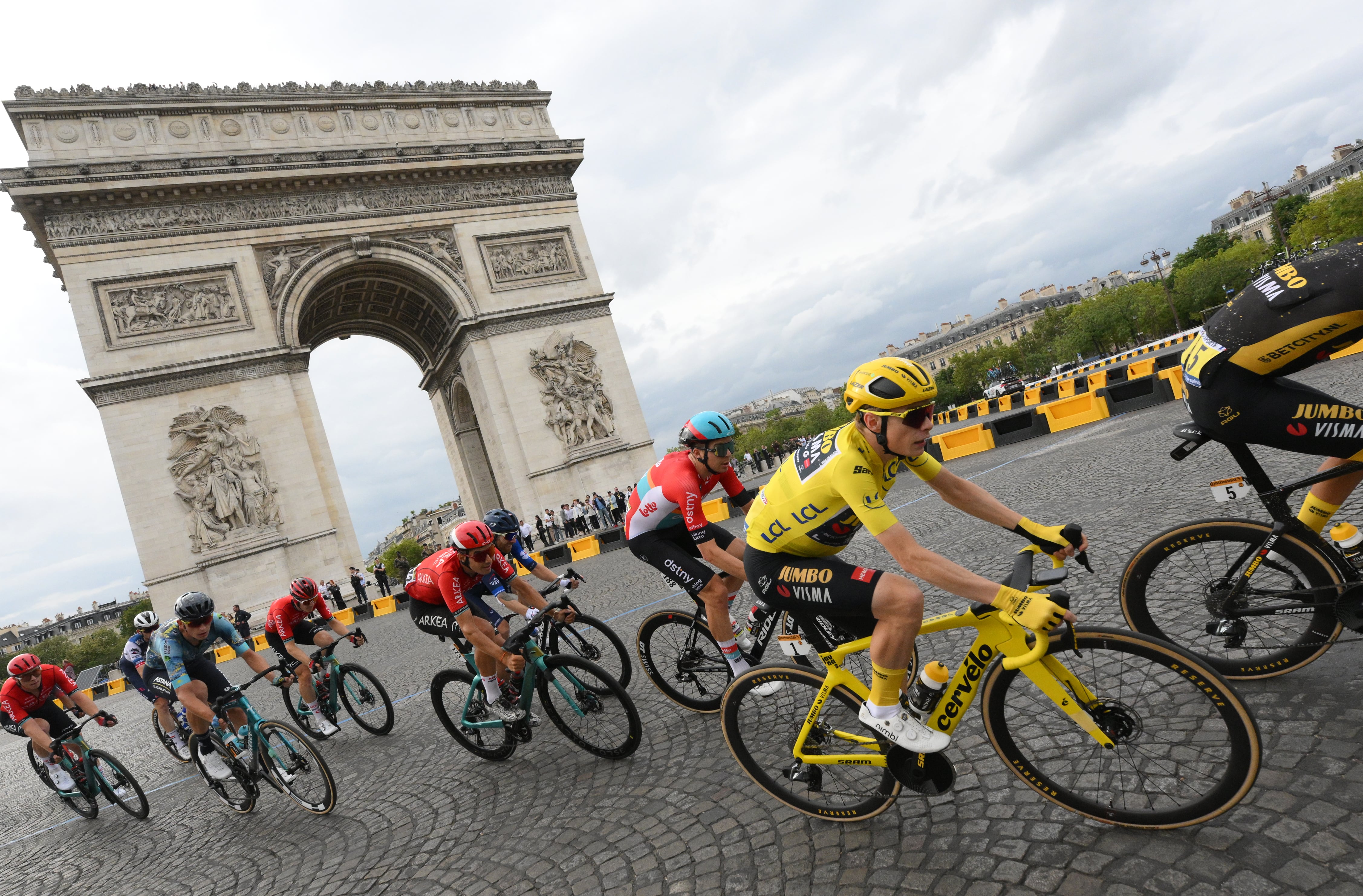 Tour de Francia -Jonas Vingegaard en la última etapa.
