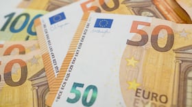 Billetes euros.