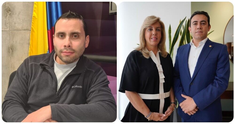 Altus Baquero, magistrado del Consejo Nacional Electoral. Clara Luz Roldán y Alexander Vega, codirectores del Partido de la U.