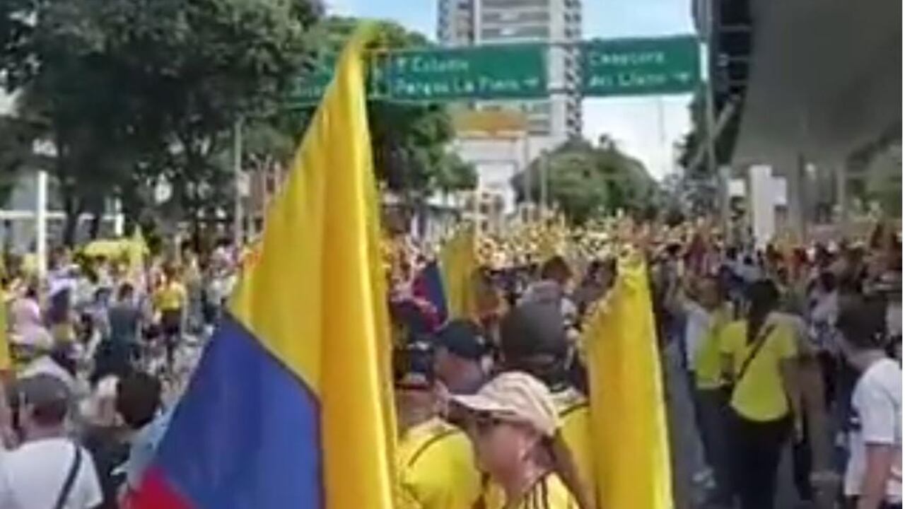 Marcha 21 de abril en Bucaramanga