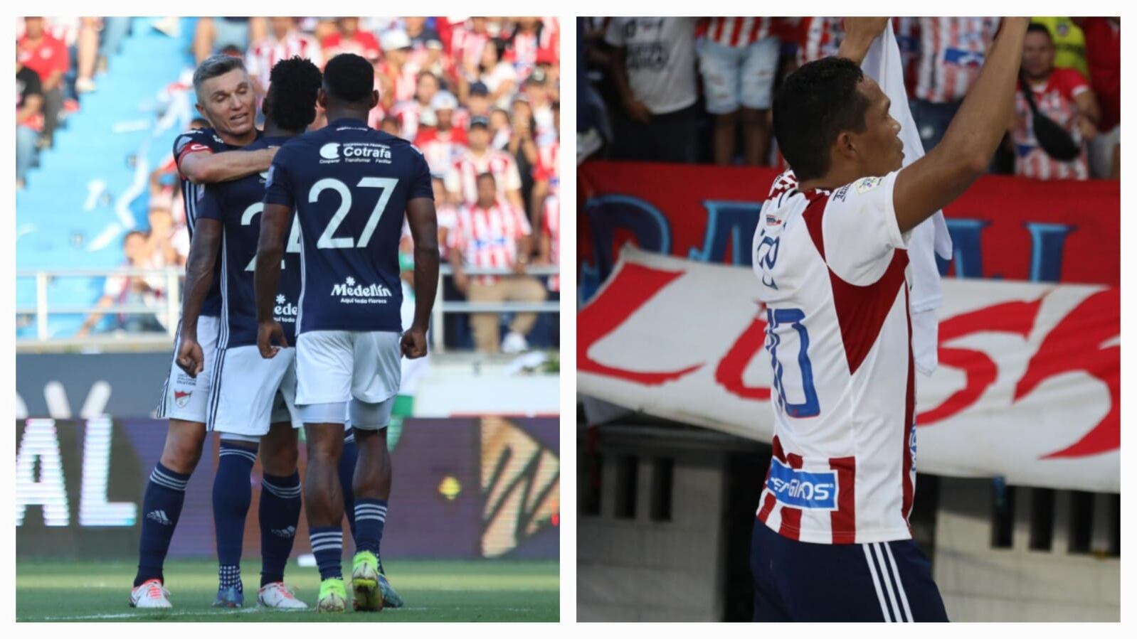Medellín y Junior se verán las caras por la gran final de vuelta en 'El Atanasio'.