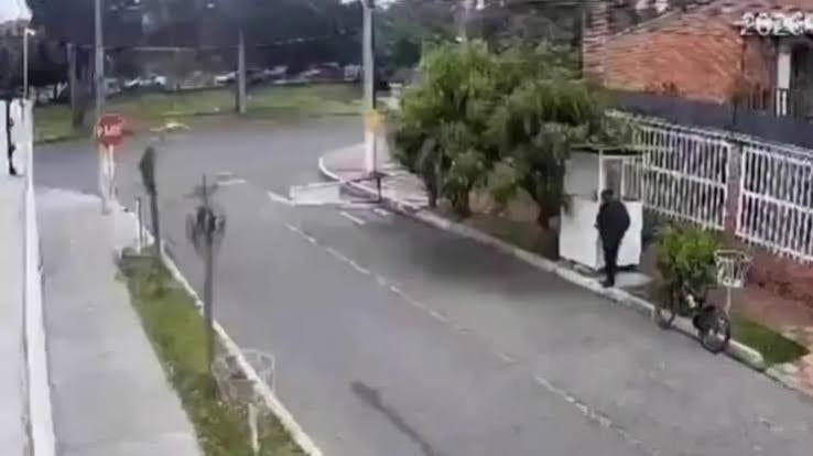 Este fue el impactante video de los hechos.