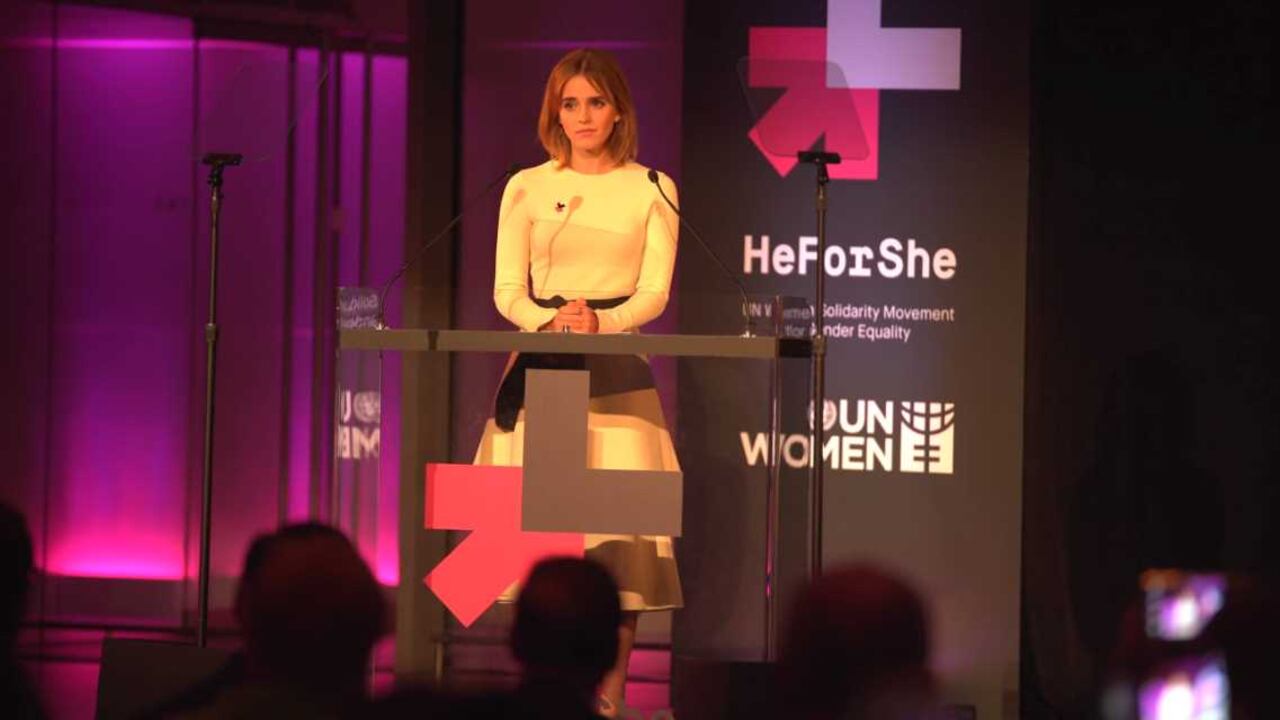 Desde 2014 watson es la Embajadora de Buena Voluntad ante las Naciones Unidas de dicha campaña.