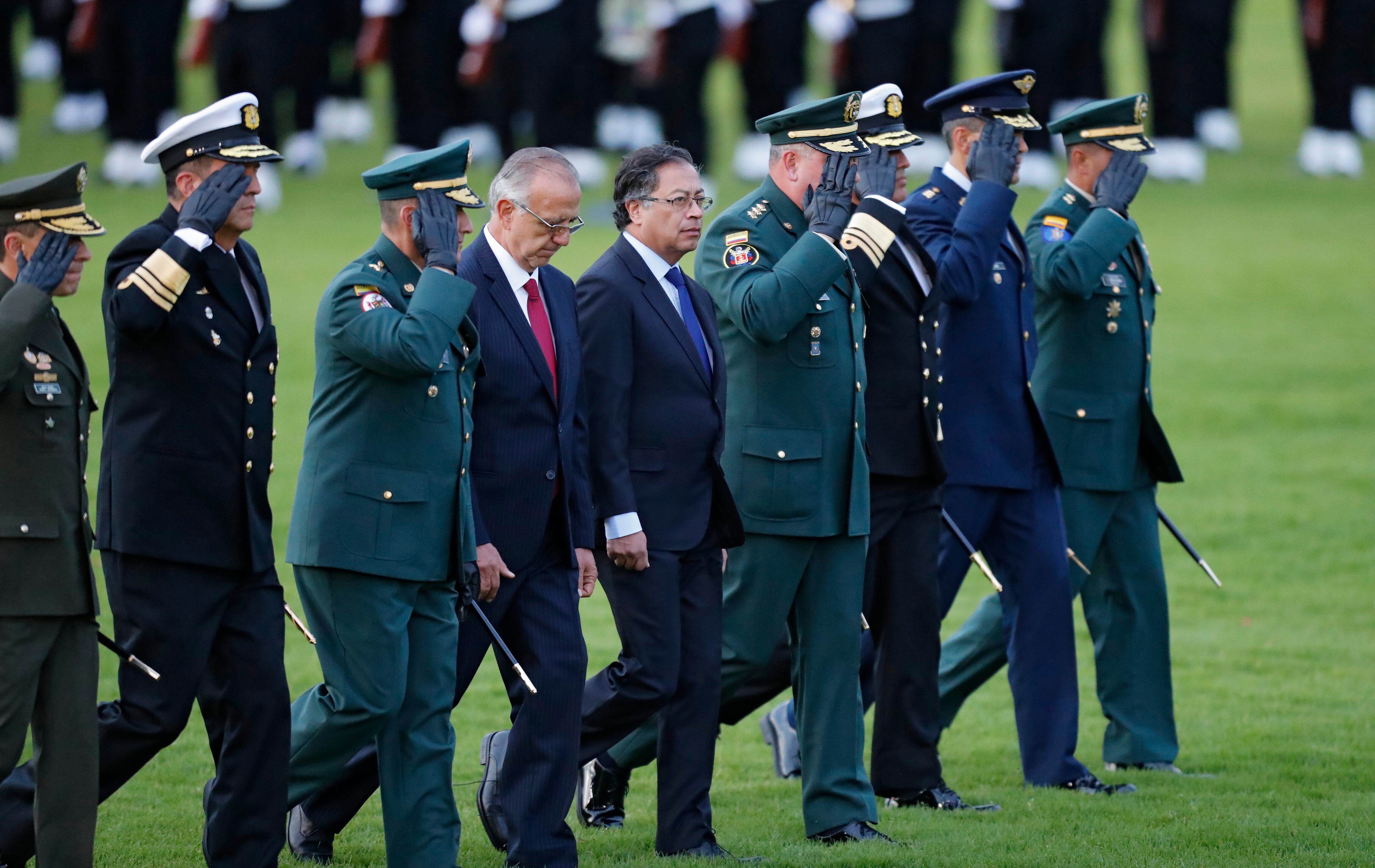 Presidente de la República Gustavo Petro en la ceremonia de transmisión de mando de la nueva cúpula militar
Escuela Militar de Cadetes General José María Córdova
Bogotá agosto 20 del 2022
Foto Guillermo Torres Reina / Semana