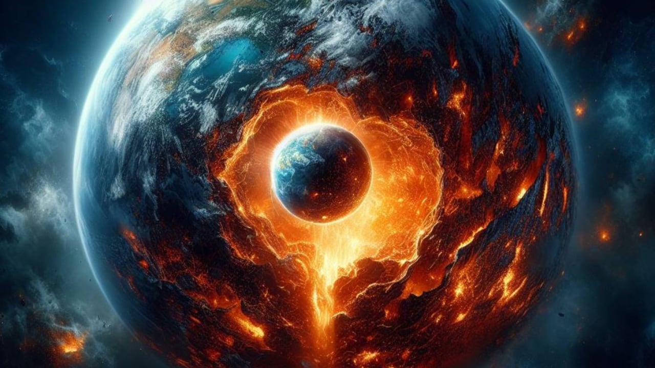 Teoría plantea que el planeta Tierra esconde un mundo extraterrestre en su interior.