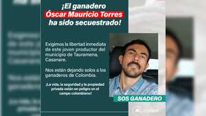 Óscar Mauricio Torres, ganadero secuestrado.