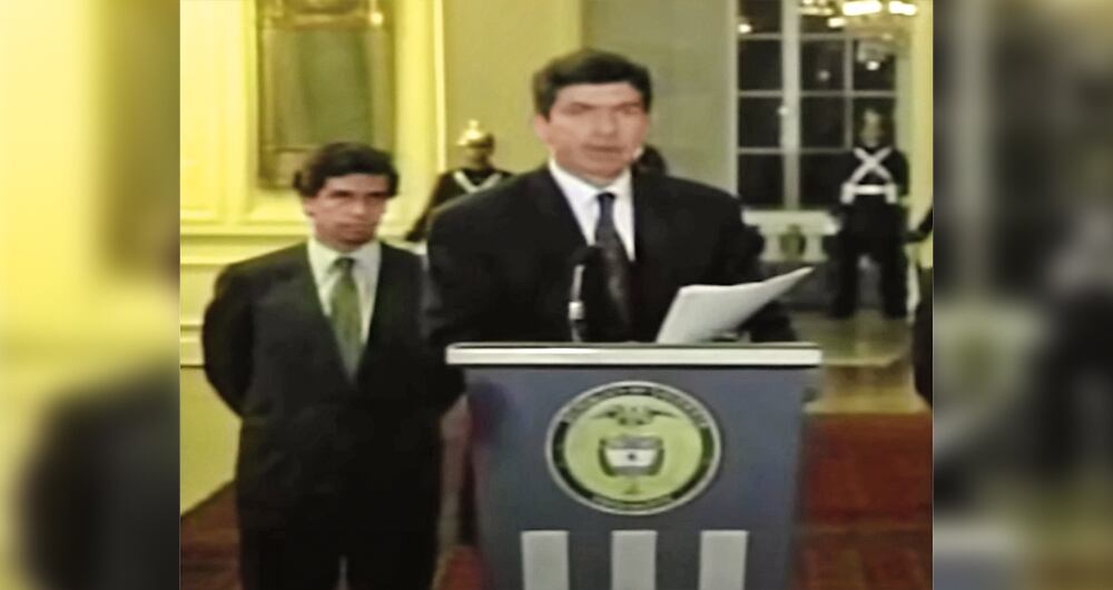 Alocución presidencial de César Gaviria tras la muerte de Pablo Escobar.