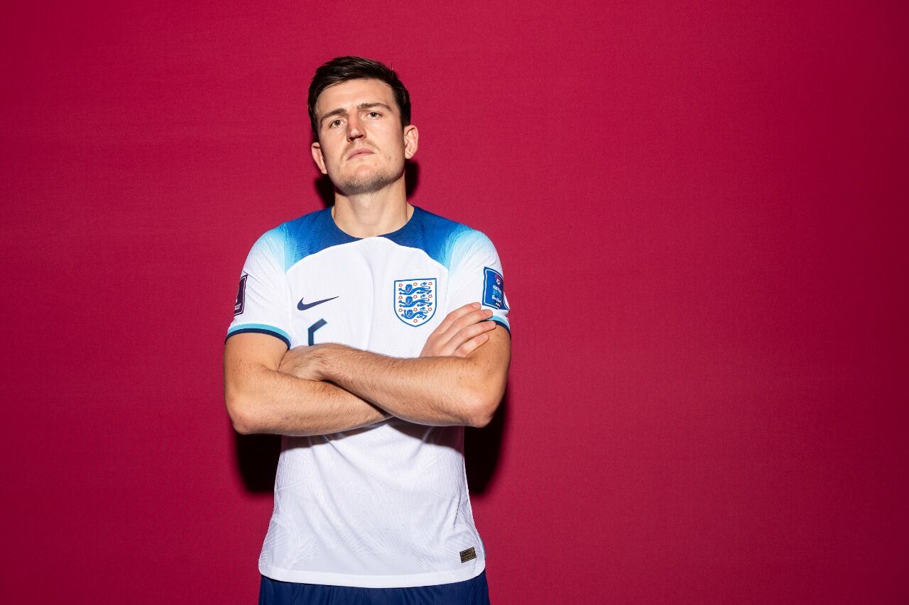Harry Maguire es uno de los centrales de Inglaterra.