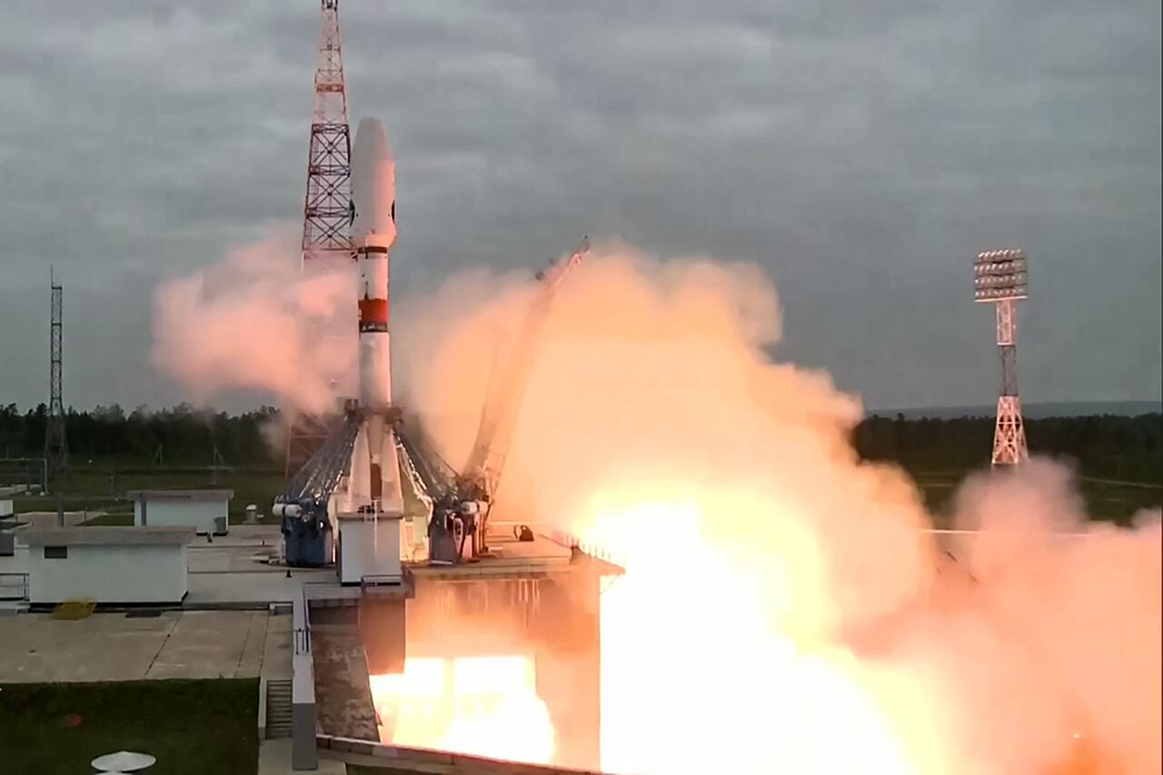 Rusia lanzó su primera misión a la Luna en casi 50 años
