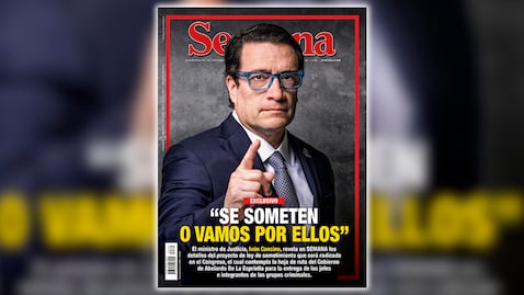 El ministro de Justicia, Iván Cancino, habló en SEMANA sobre las medidas del gobierno De La Espriella contra los grupos criminales.