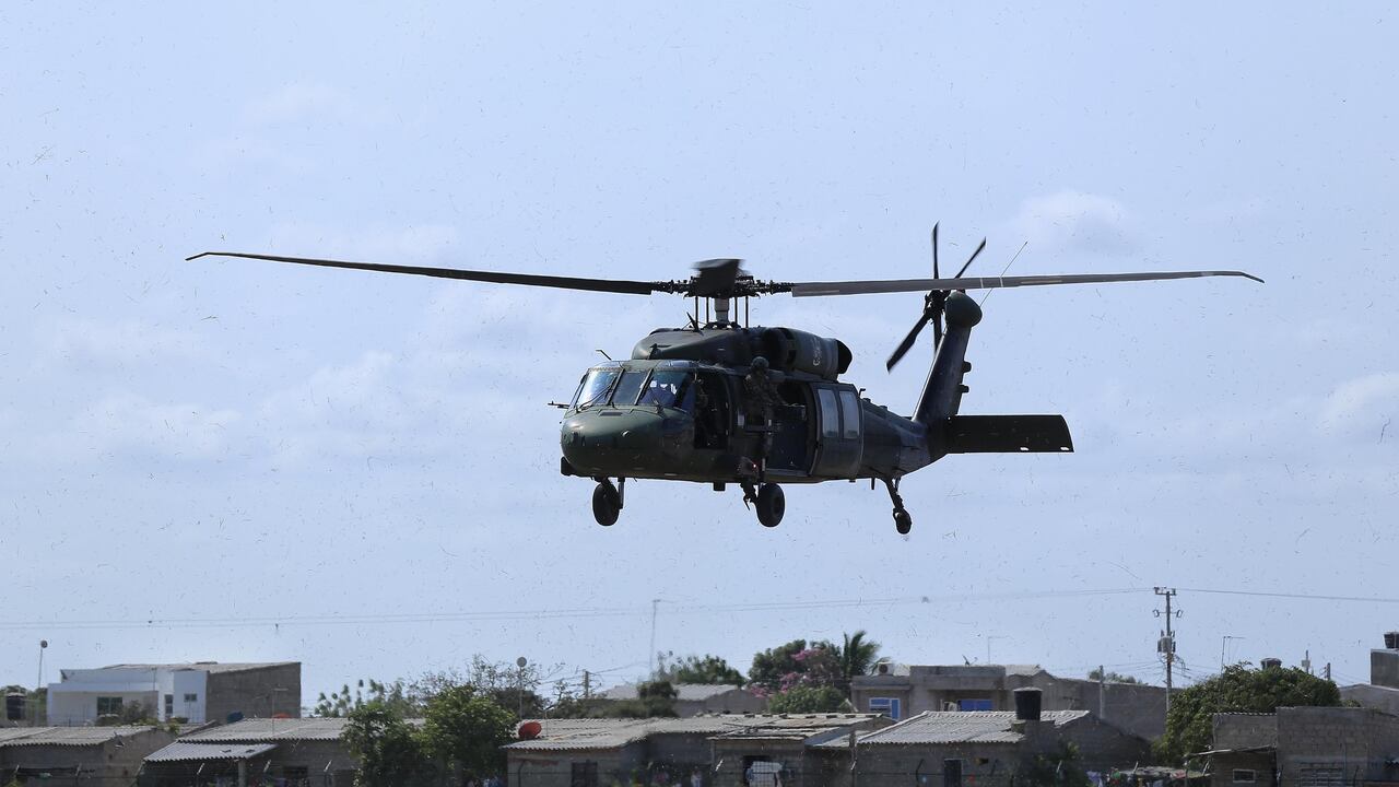 Helicóptero Black Hawk del Ejército Nacional, imagen de referencia.