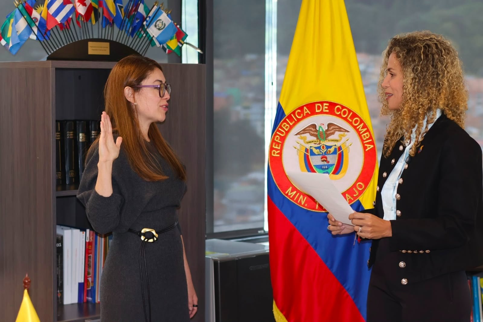 Juliana Morad Acero se posesionó como viceministra de Relaciones Laborales e Inspección