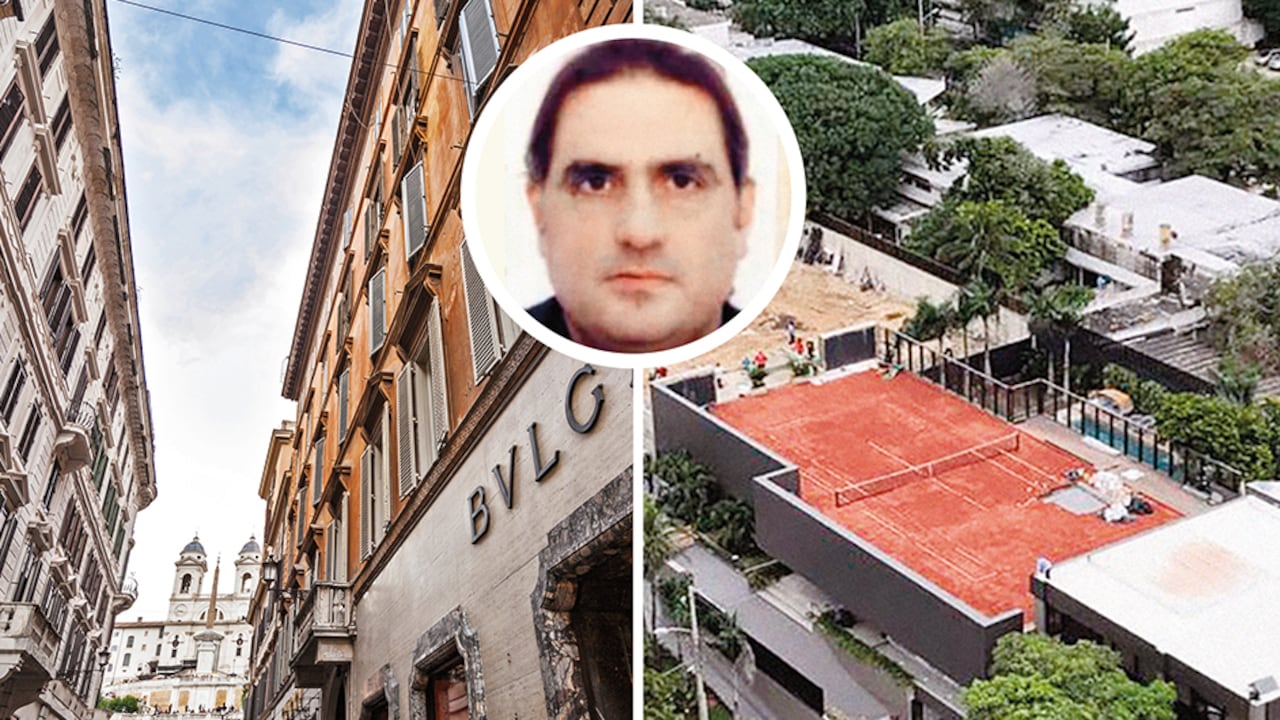 Camilla Fabri es investigada por un apartamento de 5 millones de euros en Roma. También compartía con Saab una mansión en Barranquilla de 28.000 millones de pesos y más de 3.700 metros cuadrados. Tiene piscina y cancha de tenis.