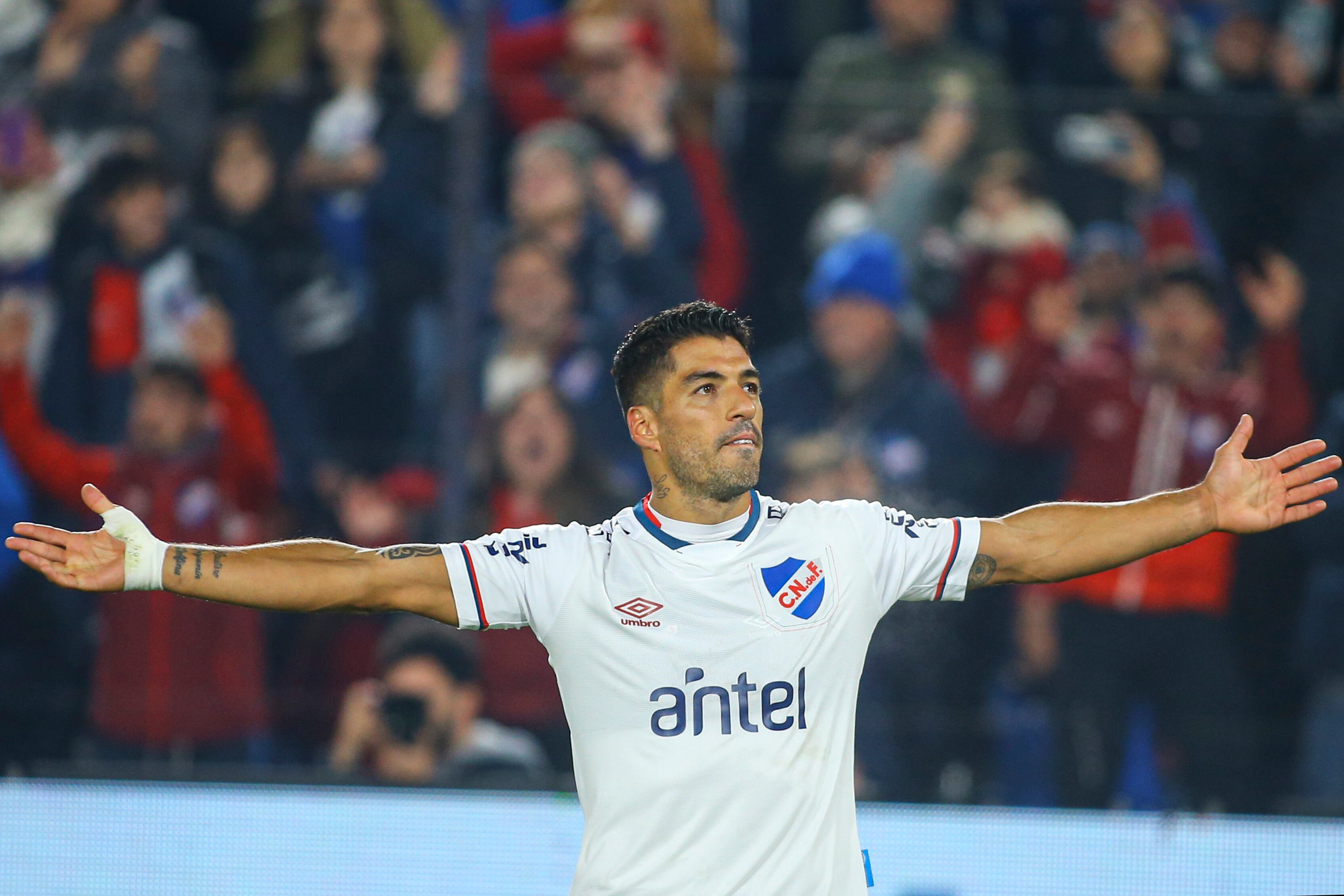 El delantero uruguayo marcó su primer gol con Nacional.
