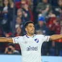 El delantero uruguayo marcó su primer gol con Nacional.
