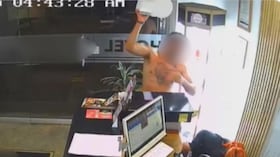 Agresión a mujer en Medellín.