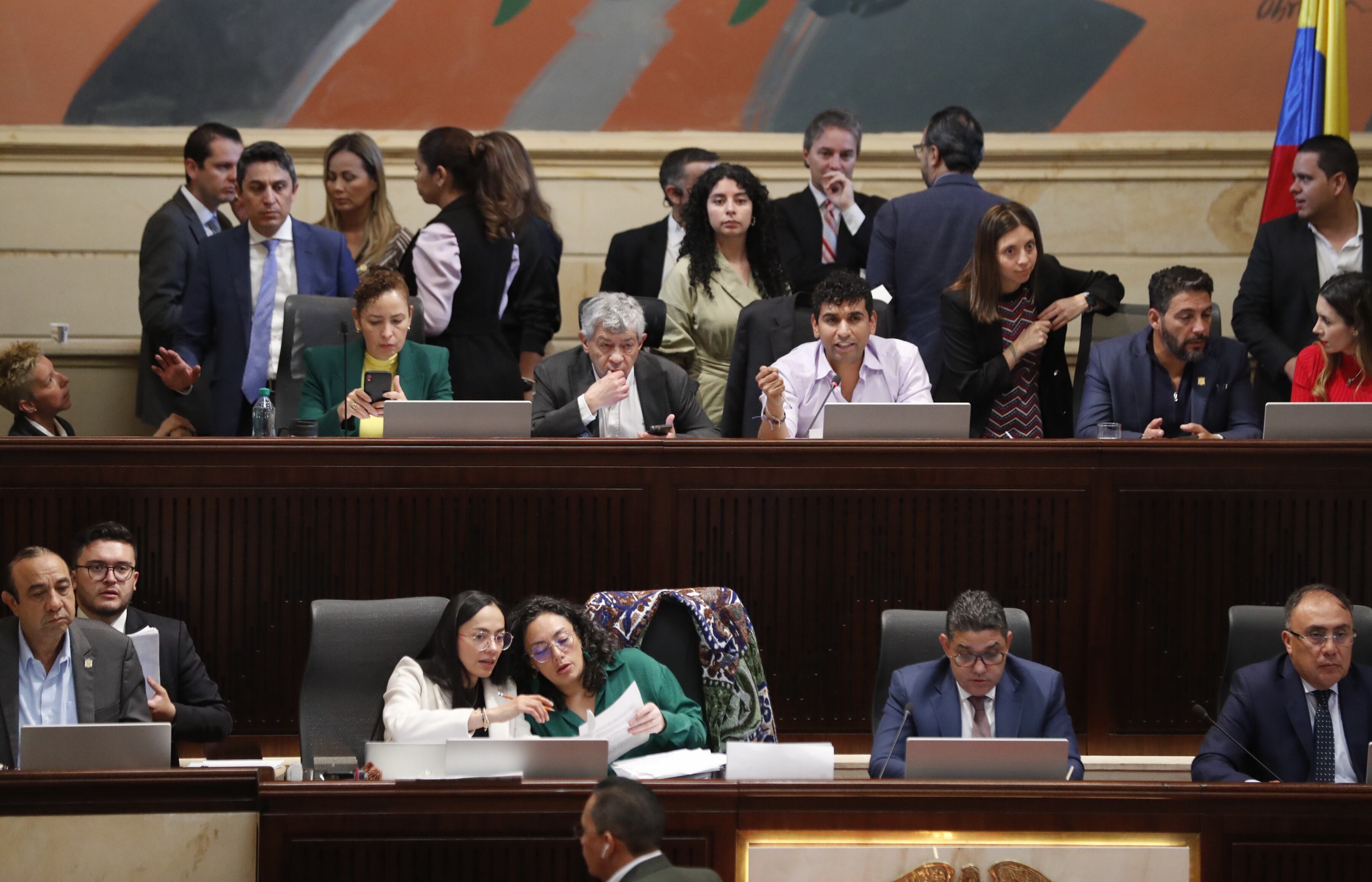 Camara de  representantes de la República plenaria discusión Plan Nacional de Desarrollo