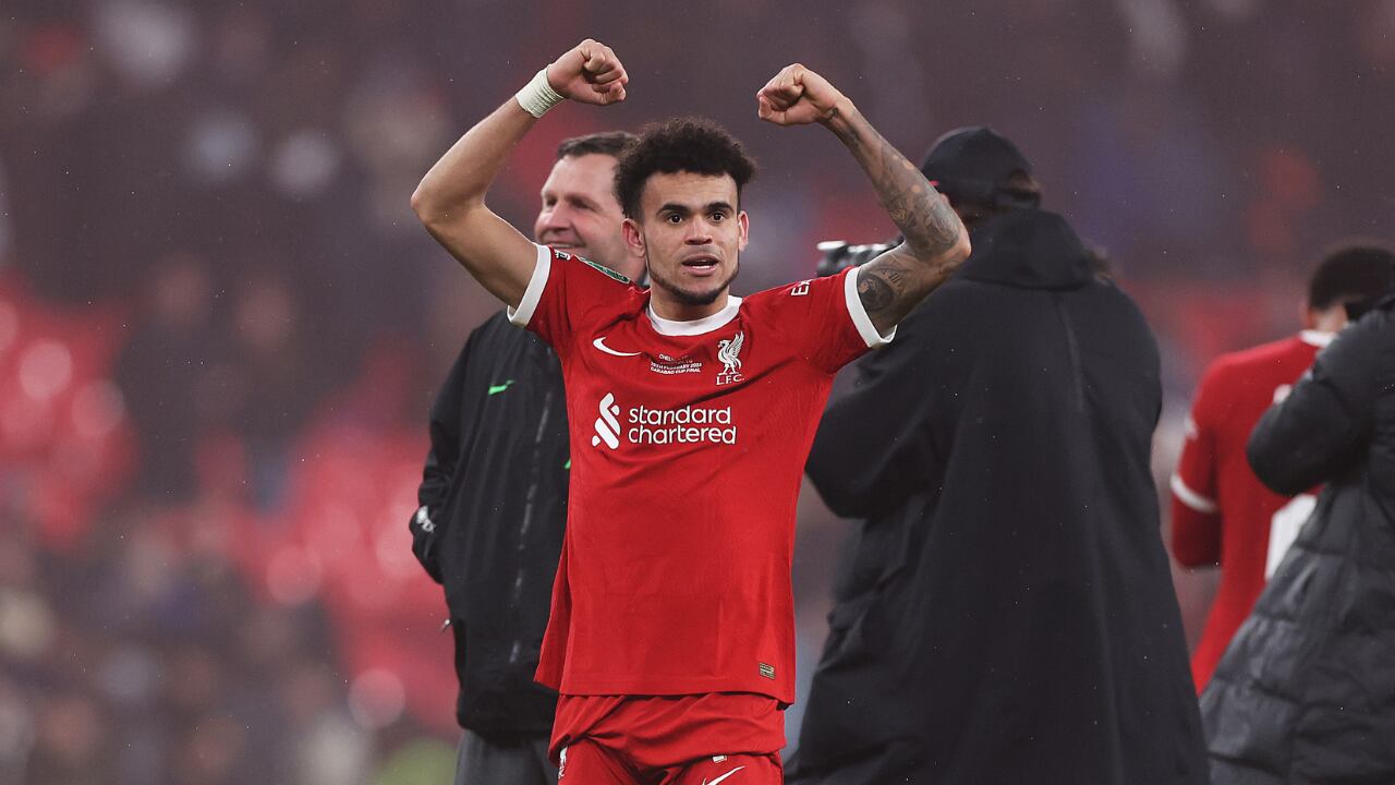 Luis Díaz fue uno de los mejores en la temporada que está por cerrarse en Premier League