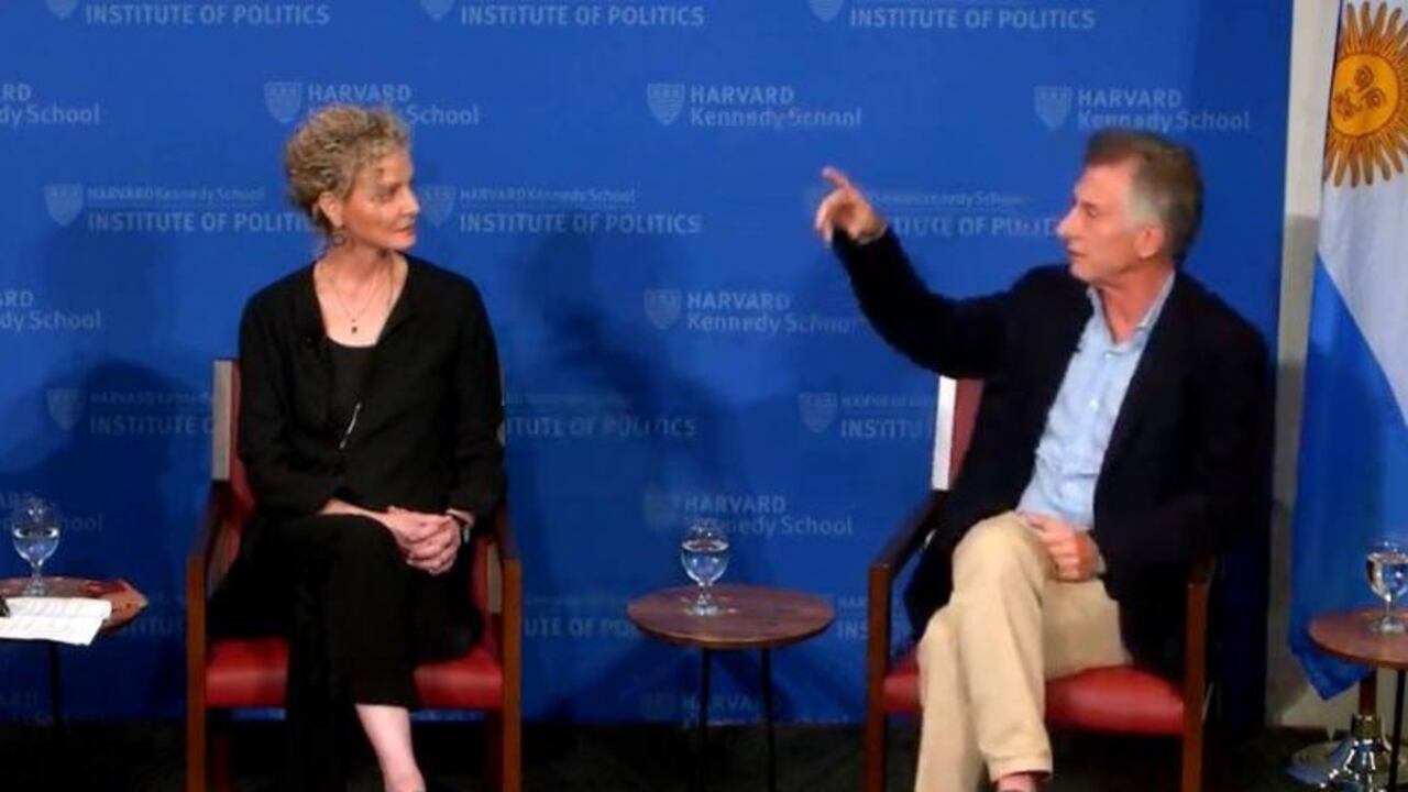 El expresidente de Argentina, Mauricio Macri, fue invitado esta semana a una conferencia en el Instituto de Política de la Universidad de Harvard.