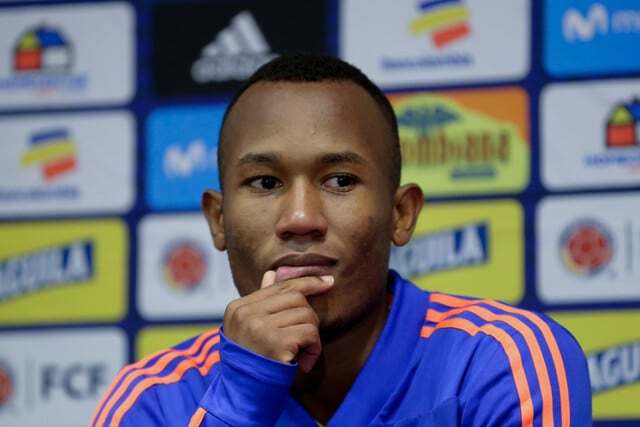 Andrés Balanta con la Selección Colombia.