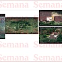 Imagen del dron de Estados Unidos haciendo vigilancia en el caso de ocho rescatados en Catatumbo.