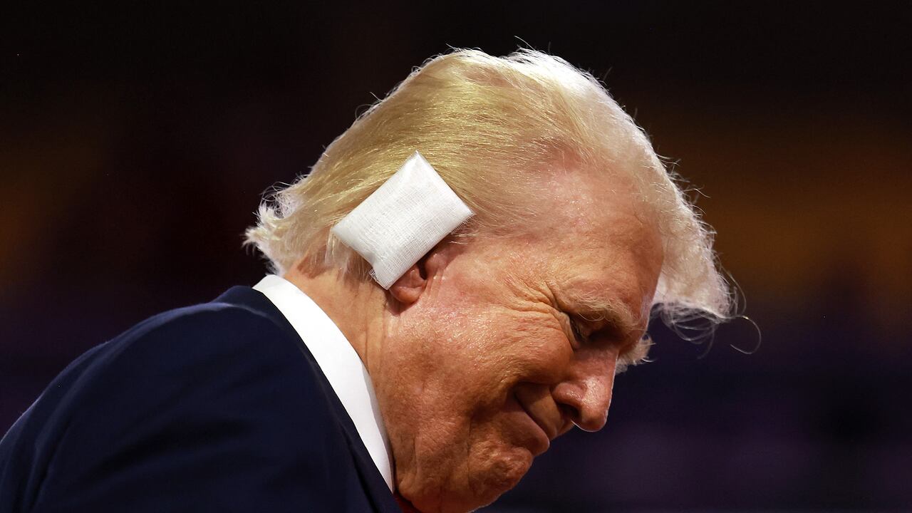 El candidato republicano a la presidencia y expresidente Donald Trump.