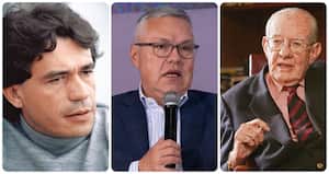 Carlos Lehder, Néstor Osuna y Alfonso López.