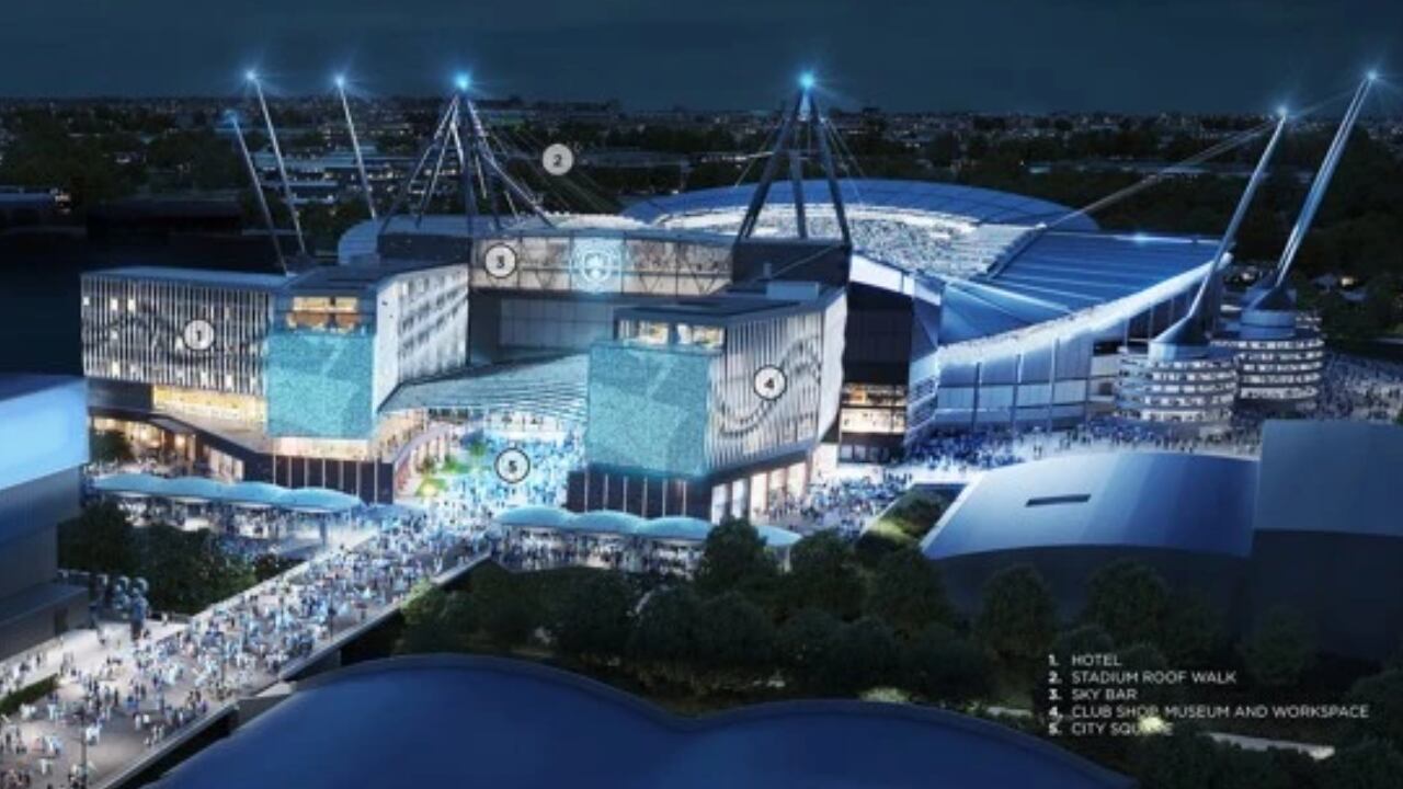 Así quedaría el futuro Etihad Stadium del Manchester City