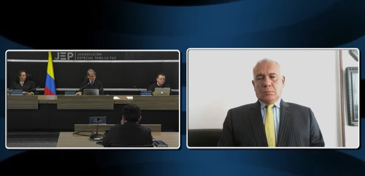Audiencia al coronel Publio Hernán Mejía, procesado por presuntas alianzas con paramilitares, para cometer falsos positivos cuando fue comandante del batallón de La Popa en Valledupar.