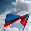 TAMBOV, RUSSIA - 2021/06/10: The Flag of the Russian Federation is raised during a rally in Tambov.
On June 10, the youth held a solemn rally in celebration of the Day of Russia before the actual holiday which is celebrate every June 12. (Photo by Lev Vlasov/SOPA Images/LightRocket via Getty Images)