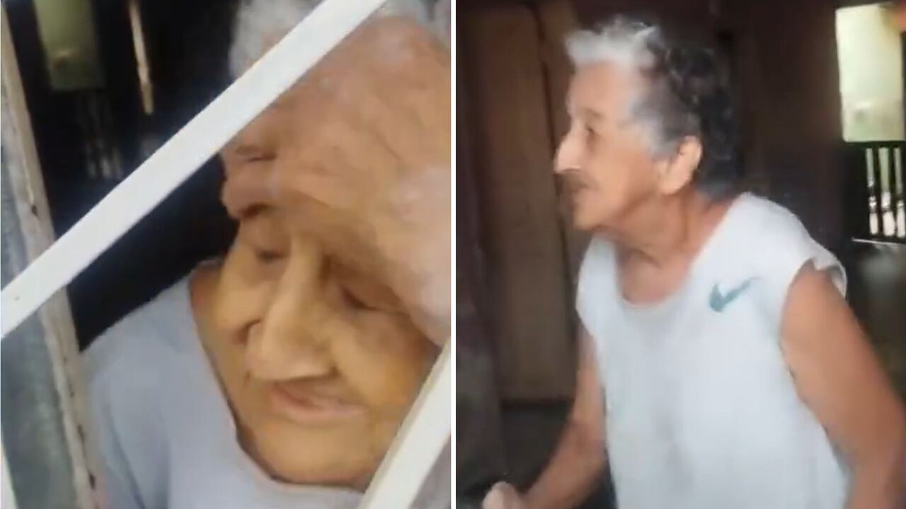 Inocencia Amaya, adulta mayor que reside en el barrio El Jardín, al oriente de Cali.