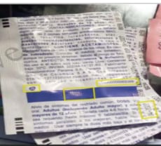 El Invima compartió imágenes del producto que fue falsificado.