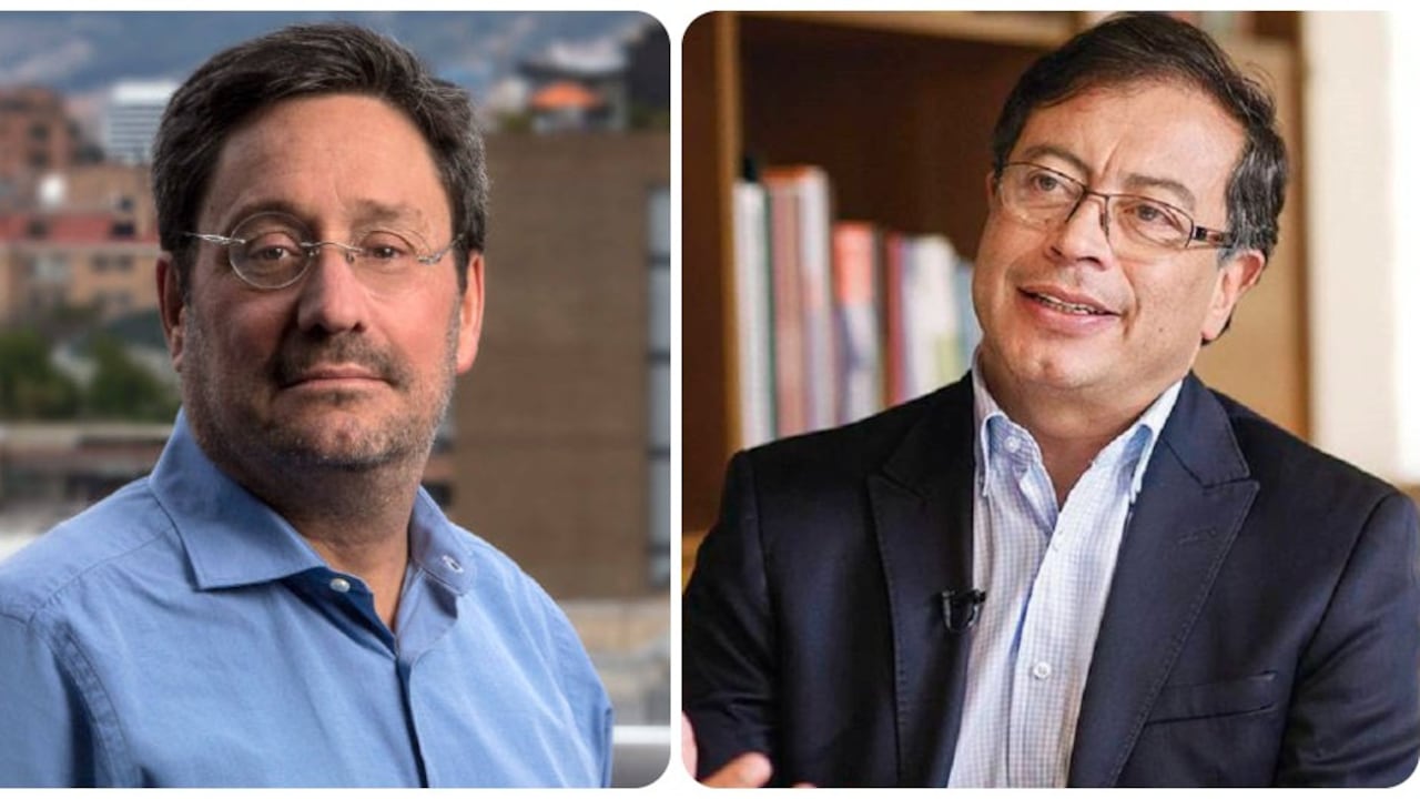 Francisco Santos y Gustavo Petro.