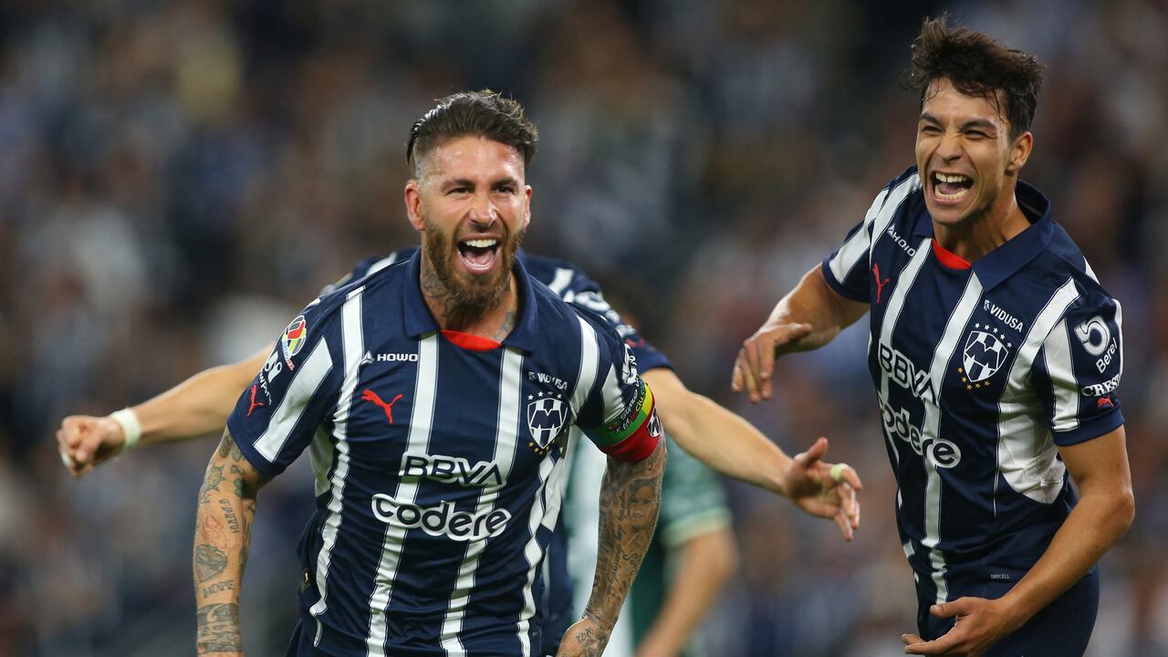 Sergio Ramos marcó de cabeza para el delirio de la hinchada de Rayados