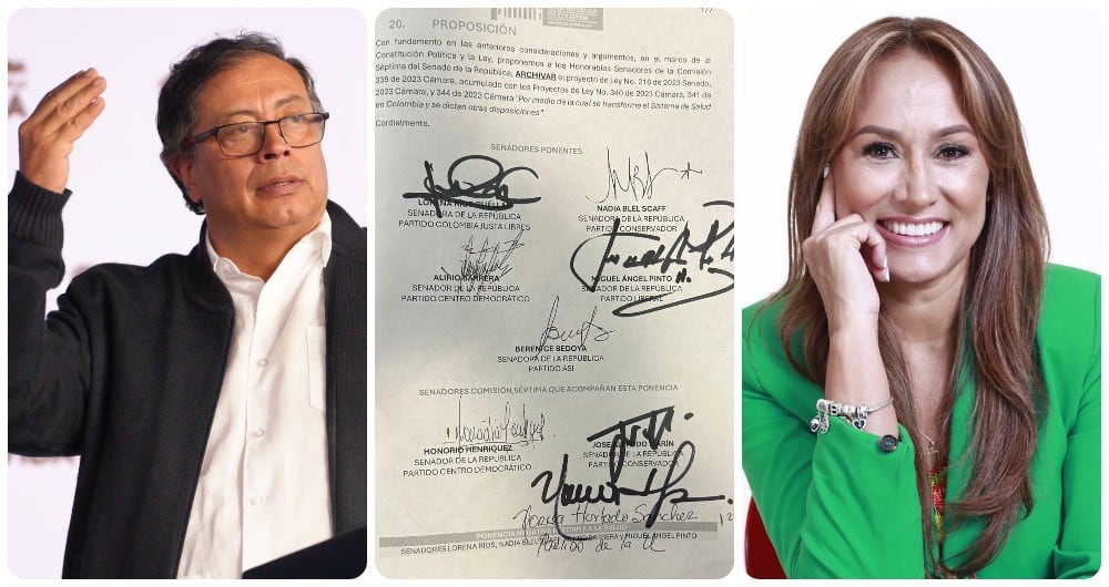 Gustavo Petro, Berenice Bedoya y la ponencia de archivo de la reforma a la salud.