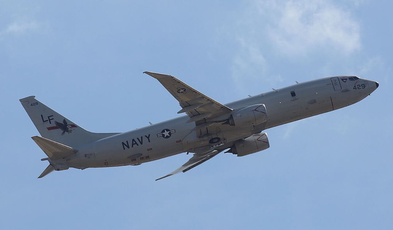 El P8A es un potente avión el cual sobrevoló el estrecho de Taiwán y prendió las alarmas en China