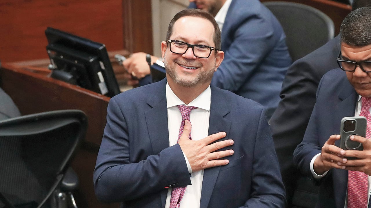 Lidio García, presidente del Senado.