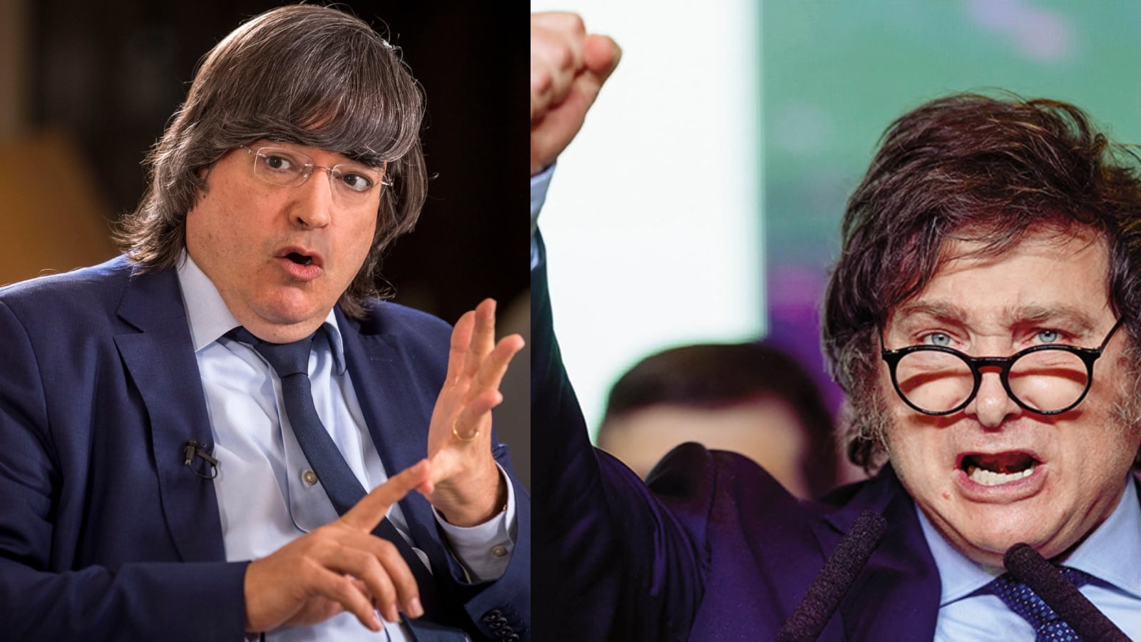 Jaime Bayly y Javier Milei