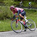 Egan Bernal en el Giro de Italia.