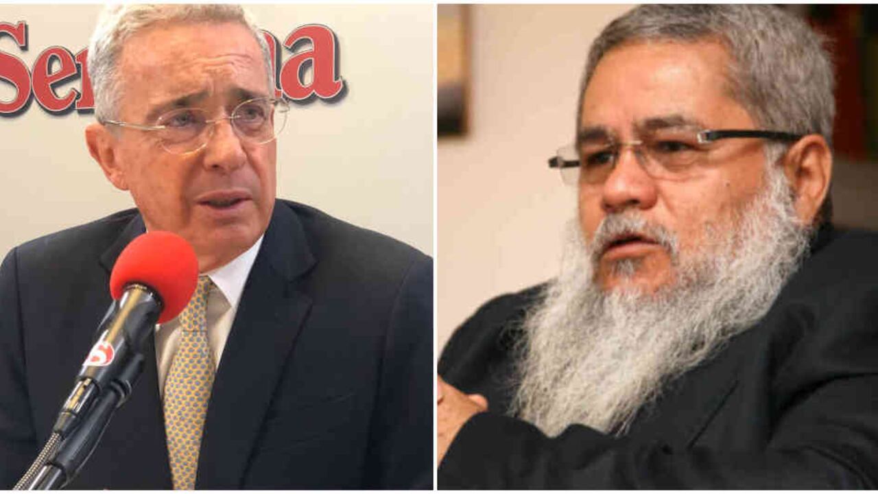 El expresidente Álvaro Uribe y Francisco Galán, exfacilitador del ELN para los diálogos de paz