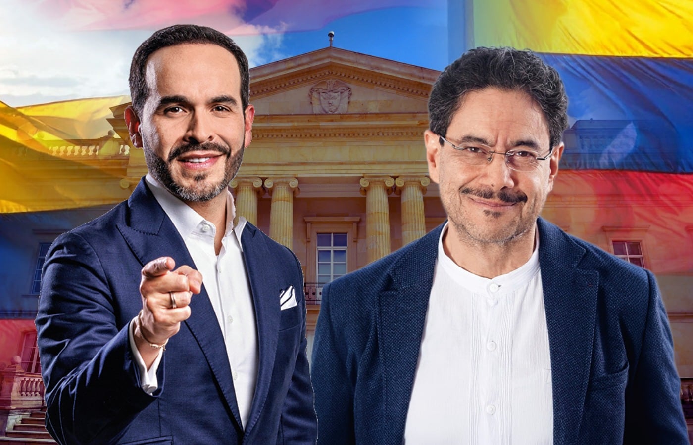 Abelardo de la Espriella e Iván Cepeda disputarán quién llega a la Casa de Nariño este 21 de junio.