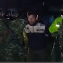 Imagen del video de la captura de Orlando Parra Ramírez, alias 'Carlos'