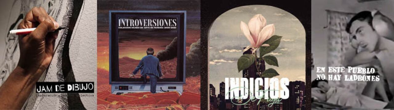 Afiche de exposiciones del Museo de Arte de Pereira.