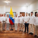 El presidente Abelardo De La Espriella se reunió con algunos de los empresarios más importantes del país.