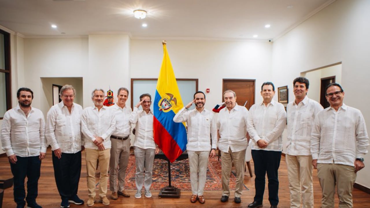 El presidente Abelardo De La Espriella se reunió con algunos de los empresarios más importantes del país.